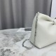 Premio Replica Borsa a tracolla Dior Bow piccola/media con finitura oro Beige Imitazione Outlet