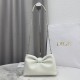 Premio Replica Borsa a tracolla Dior Bow piccola/media con finitura oro Beige Imitazione Outlet