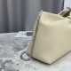 Premio Replica Borsa a tracolla Dior Bow piccola/media Acciaio inossidabile Beige chiaro Imitazione Outlet