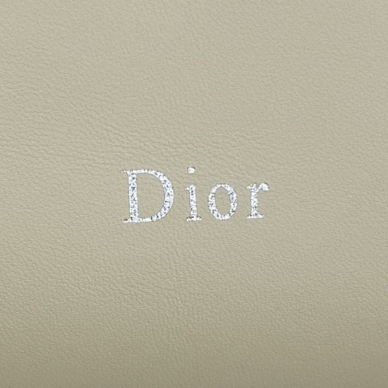Premio Replica Borsa a tracolla Dior Bow piccola/media Acciaio inossidabile Beige chiaro Imitazione Outlet