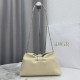 Premio Replica Borsa a tracolla Dior Bow piccola/media Acciaio inossidabile Beige chiaro Imitazione Outlet