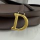 Premio Replica Borsa Saddle Dior pelle di vitello martellata marrone Imitazione Outlet