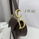 Premio Replica Borsa Saddle Dior pelle di vitello martellata marrone Imitazione Outlet