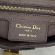 Premio Replica Borsa Saddle Dior pelle di vitello martellata marrone Imitazione Outlet