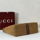 Premio Replica Borsa tote Gucci Giglio grande scamosciata GG 853971 marrone Imitazione Outlet
