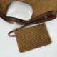 Premio Replica Borsa tote Gucci Giglio grande scamosciata GG 853971 marrone Imitazione Outlet