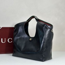 Premio Replica Borsa tote grande Gucci Giglio 853971 Nera Imitazione Outlet
