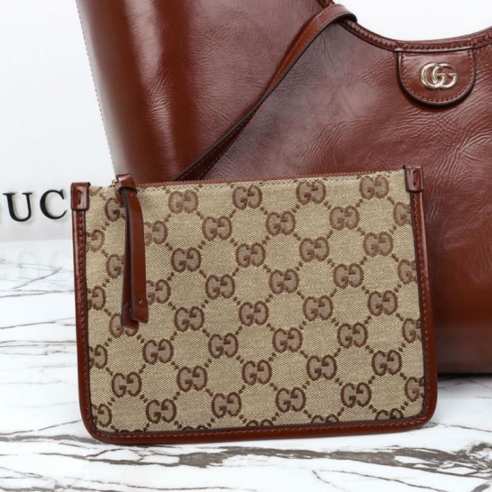 Premio Replica Borsa tote grande Gucci Giglio 853971 Borgogna Imitazione Outlet