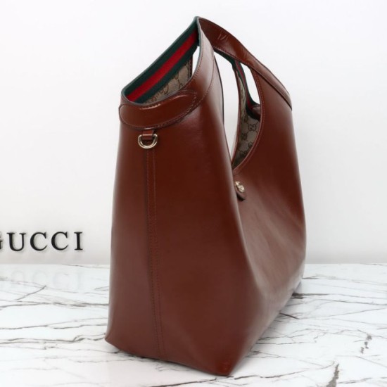 Premio Replica Borsa tote grande Gucci Giglio 853971 Borgogna Imitazione Outlet