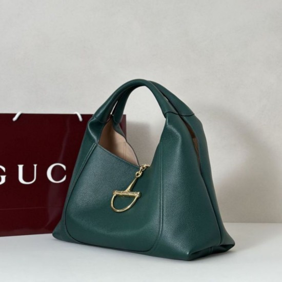 Premio Replica Gucci 837466 Borsa a tracolla maxi Softbit Verde Imitazione Outlet