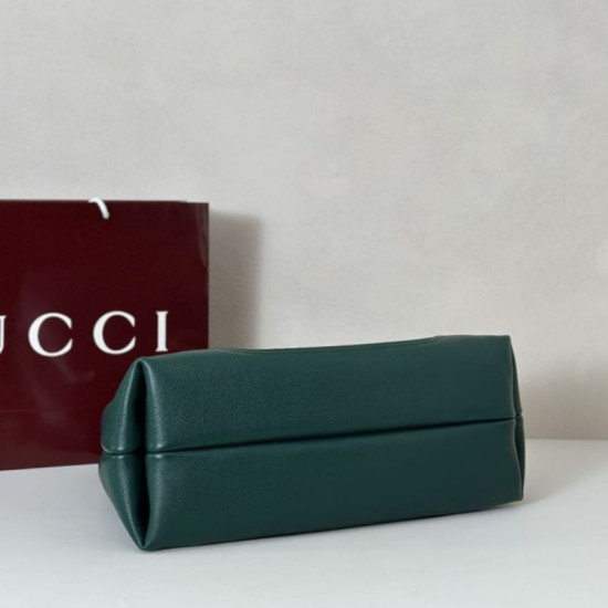 Premio Replica Gucci 837466 Borsa a tracolla maxi Softbit Verde Imitazione Outlet