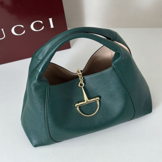 Premio Replica Gucci 837466 Borsa a tracolla maxi Softbit Verde Imitazione Outlet