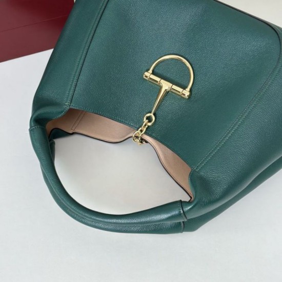 Premio Replica Gucci 837466 Borsa a tracolla maxi Softbit Verde Imitazione Outlet