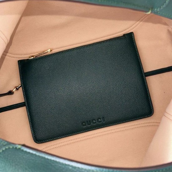 Premio Replica Gucci 837466 Borsa a tracolla maxi Softbit Verde Imitazione Outlet