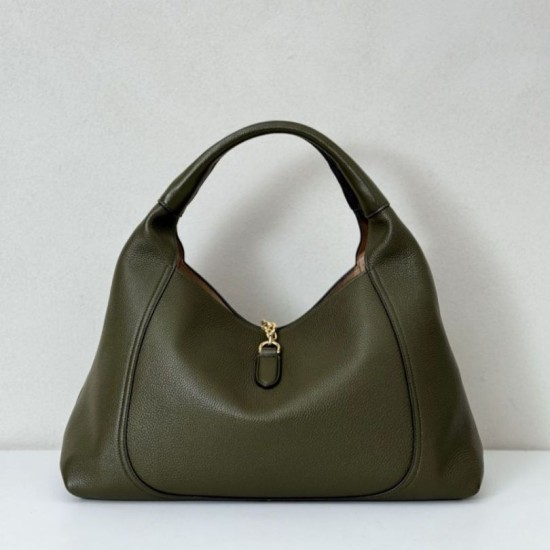 Premio Replica Gucci 837466 Borsa a tracolla maxi Softbit verde muschio Imitazione Outlet