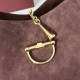 Qualità originale Repliche Gucci 837466 Borsa a tracolla maxi Softbit Marrone scamosciato False Online Premio Replica Gucci 837466 Borsa a tracolla maxi Softbit Marrone scamosciato Imitazione Outlet