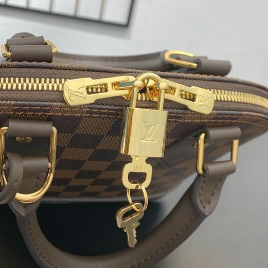 Premio Replica Borsa a mano Louis Vuitton N40606 Alma BB Marrone Imitazione Outlet