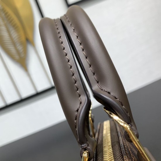 Premio Replica Borsa a mano Louis Vuitton N40606 Alma BB Marrone Imitazione Outlet