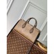 Premio Replica LV M14236 Borsa a catena OnTheGo East West Marrone Imitazione Outlet