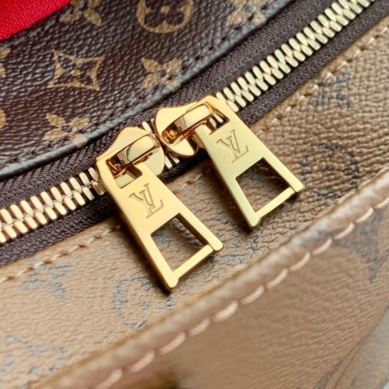 Premio Replica LV M14236 Borsa a catena OnTheGo East West Marrone Imitazione Outlet