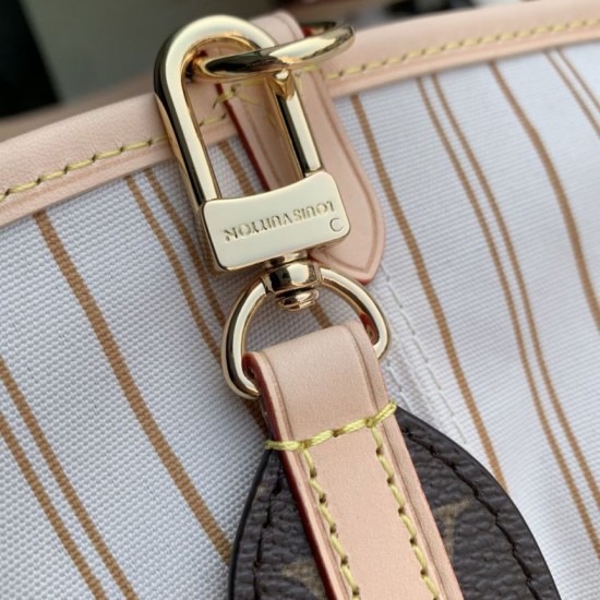 Premio Replica Borsa LV M28407 Neverfull Inside Out MM marrone Imitazione Outlet