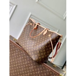 Premio Replica Borsa tote LV M15124 Neverfull Inside Out GM marrone Imitazione Outlet