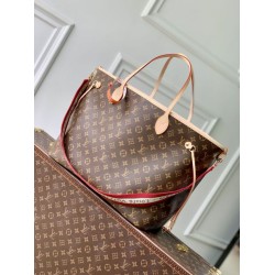 Premio Replica Borsa tote LV M15124 Neverfull Inside Out GM marrone Imitazione Outlet