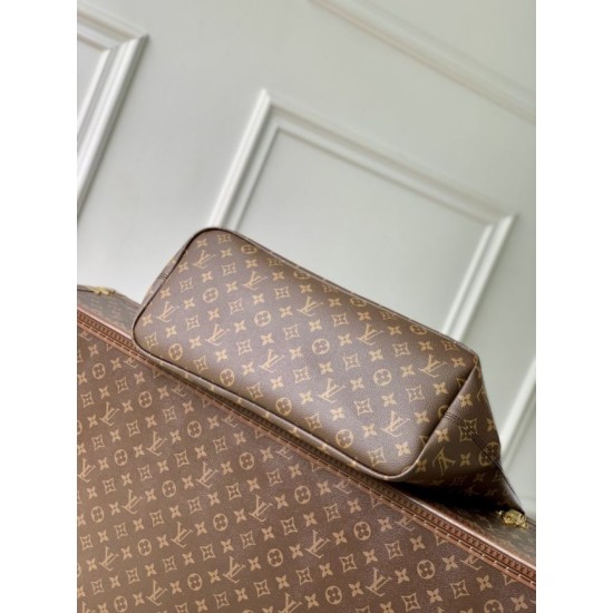 Premio Replica Borsa tote LV M15124 Neverfull Inside Out GM marrone Imitazione Outlet