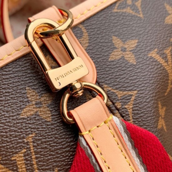 Premio Replica Borsa tote LV M15124 Neverfull Inside Out GM marrone Imitazione Outlet