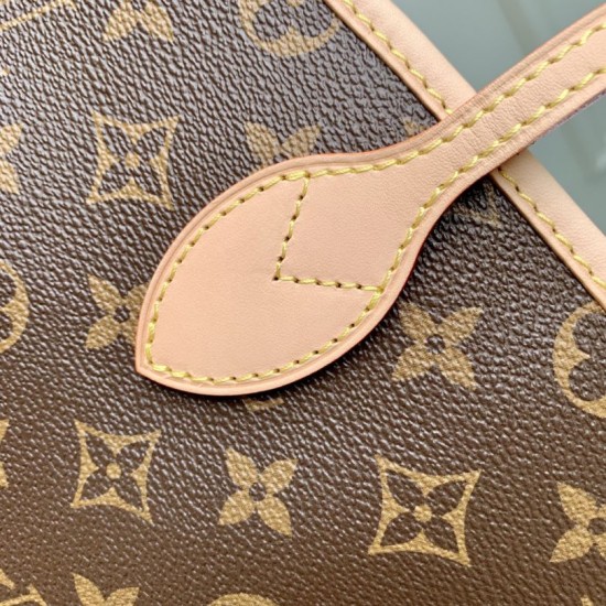 Premio Replica Borsa tote LV M15124 Neverfull Inside Out GM marrone Imitazione Outlet