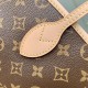 Premio Replica Borsa tote LV M15124 Neverfull Inside Out GM marrone Imitazione Outlet