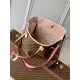 Premio Replica Borsa tote LV M15124 Neverfull Inside Out GM marrone Imitazione Outlet