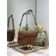 Premio Replica Borsa Dior Saddle pelle di vitello liscia marrone Imitazione Outlet