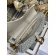 Premio Replica Borse Dior Saddle tela jacquard Dior Oblique blu Imitazione Outlet