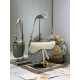 Premio Replica Borse Dior Saddle tela jacquard Dior Oblique blu Imitazione Outlet