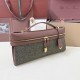 Premio Replica Borsa Loro Piana Extra Clutch L29 Caramello Salvia Imitazione Outlet