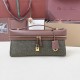 Premio Replica Borsa Loro Piana Extra Clutch L29 Caramello Salvia Imitazione Outlet