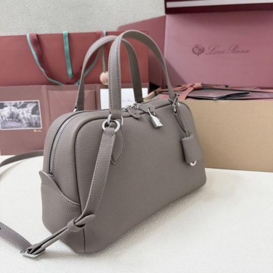 Premio Replica Borsa Needle Loro Piana piccolo/media beige caldo Imitazione Outlet