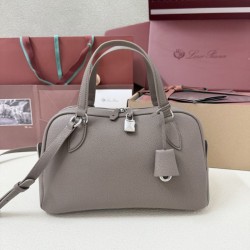 Premio Replica Borsa Needle Loro Piana piccolo/media beige caldo Imitazione Outlet