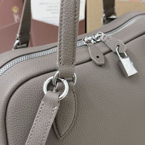 Premio Replica Borsa Needle Loro Piana piccolo/media beige caldo Imitazione Outlet