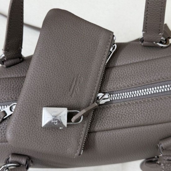 Premio Replica Borsa Needle Loro Piana piccolo/media beige caldo Imitazione Outlet