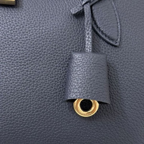 Premio Replica Borsa Needle Loro Piana piccolo/media Blu Royal Scuro Imitazione Outlet