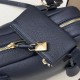 Premio Replica Borsa Needle Loro Piana piccolo/media Blu Royal Scuro Imitazione Outlet