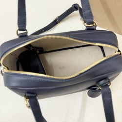 Premio Replica Borsa Needle Loro Piana piccolo/media Blu Royal Scuro Imitazione Outlet