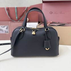 Premio Replica Borsa Needle Loro Piana piccolo/media Nero Imitazione Outlet