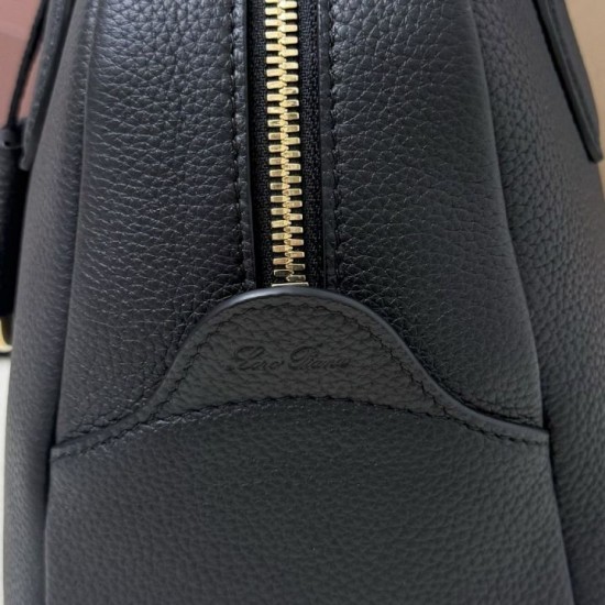 Premio Replica Borsa Needle Loro Piana piccolo/media Nero Imitazione Outlet