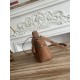 Premio Replica Borsa a tracolla con manico superiore Loro Piana Extra Bag 23 Marrone Imitazione Outlet