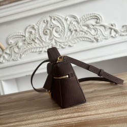 Premio Replica Borsa a tracolla con manico superiore Loro Piana Extra Bag 23 Marrone scuro Imitazione Outlet