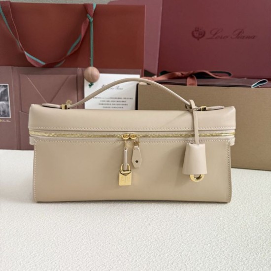 Premio Replica Borsa Loro Piana Extra Clutch L29 Albicocca Imitazione Outlet