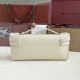 Premio Replica Borsa Loro Piana Extra Clutch L29 Bianco Imitazione Outlet